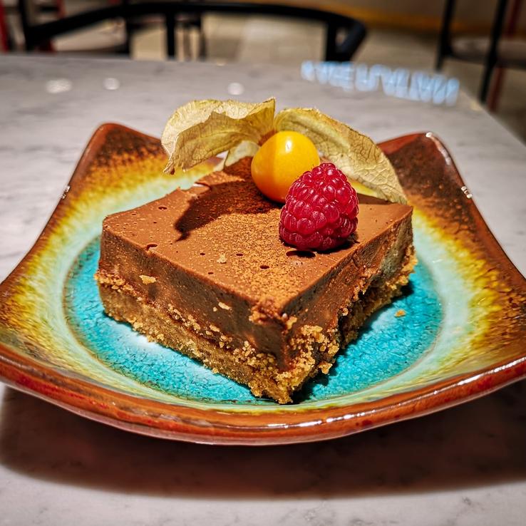 Mocha mousse pie